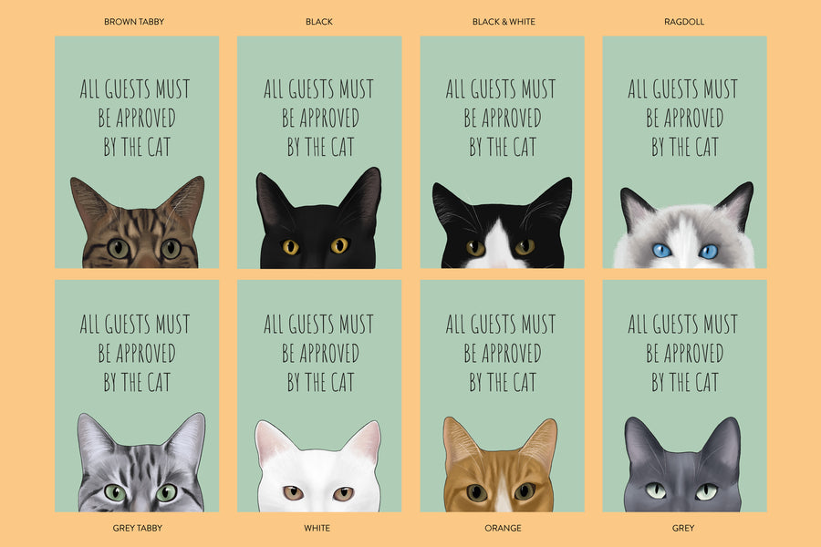 Approved By The Cat Art Print