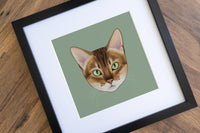 Bengal Cat Art Print