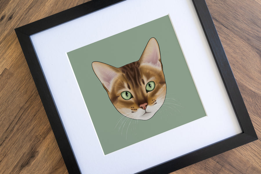 Bengal Cat Art Print