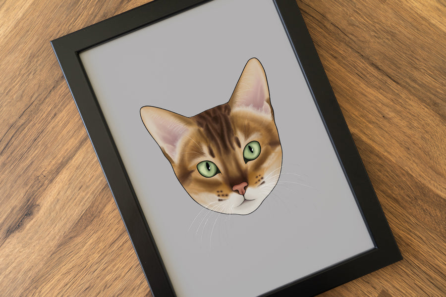 Bengal Cat Art Print