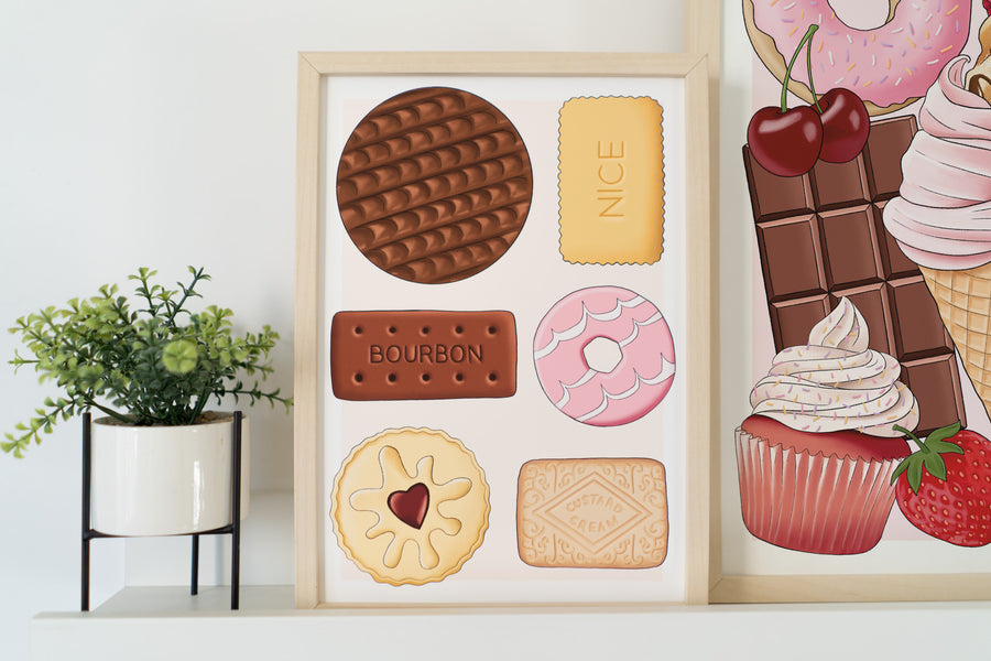 Biscuit Art Print