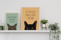 Approved By The Cat Art Print