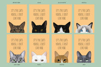 It's The Cats House Art Print