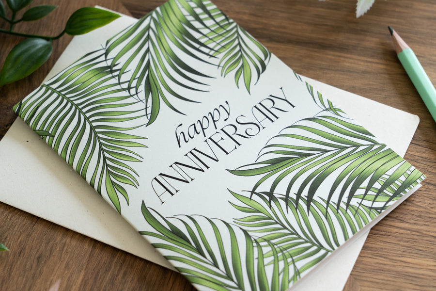 Anniversary Palm Card