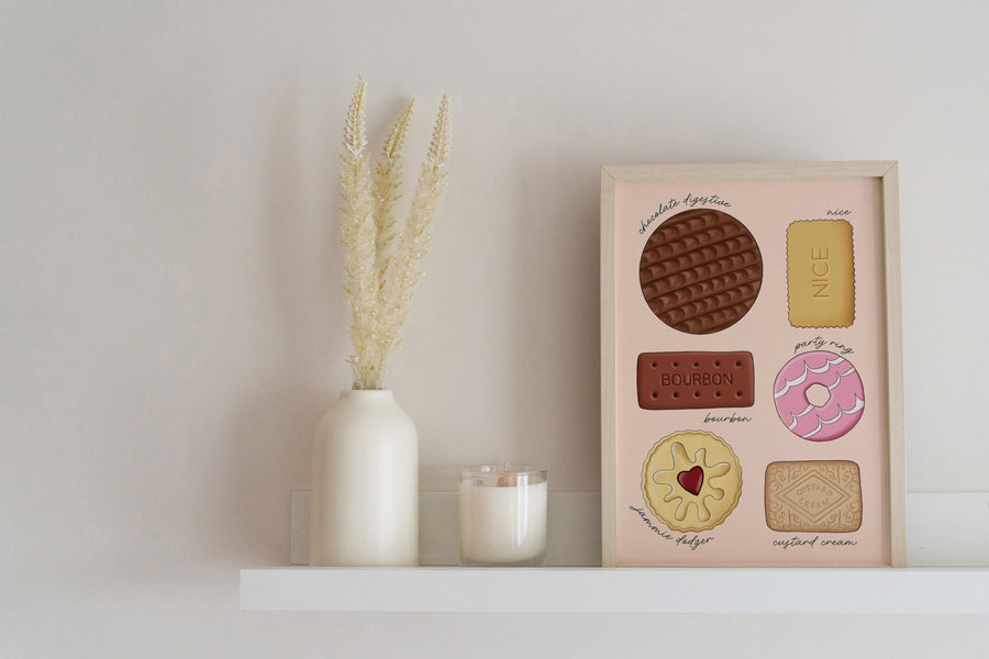Biscuit Types Art Print