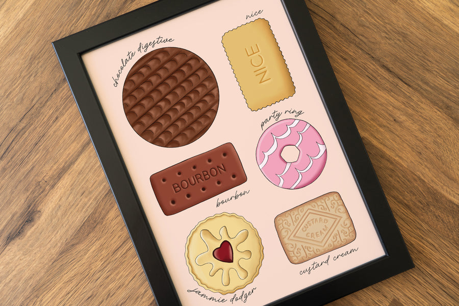 Biscuit Types Art Print