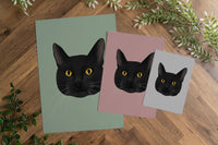 Black Cat Art Print