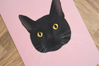Black Cat Art Print