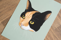 Calico Cat Art Print