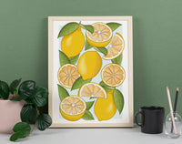 Lemons Art Print