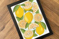 Lemons Art Print