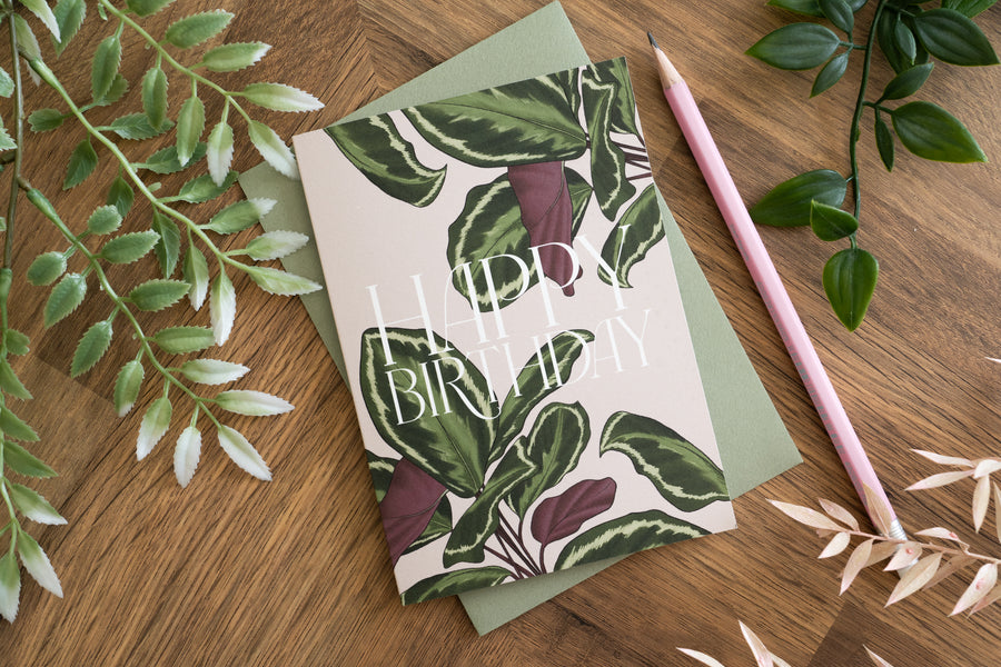 Happy Birthday Plant Card