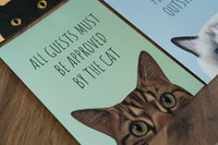 Approved By The Cat Art Print