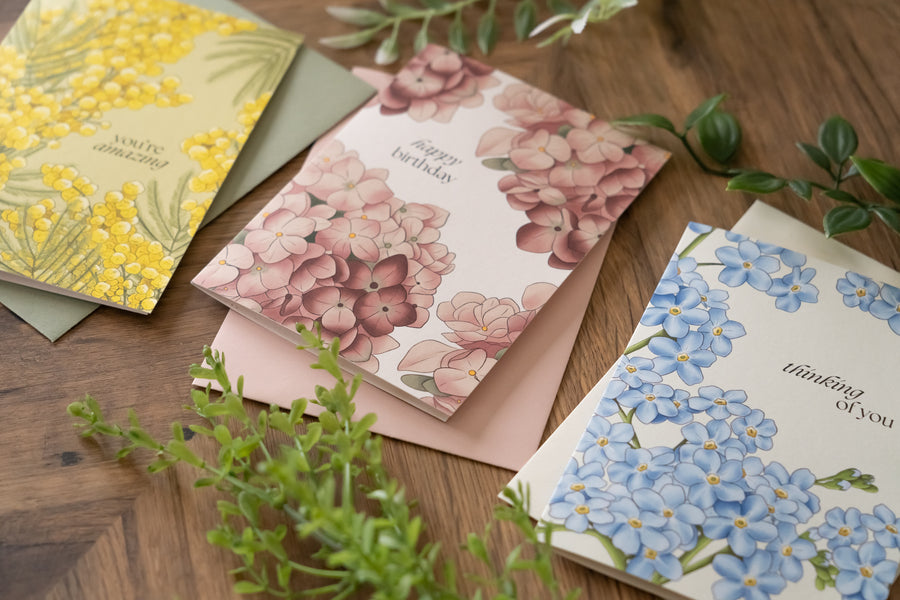 Thinking of You Forget Me Nots Card