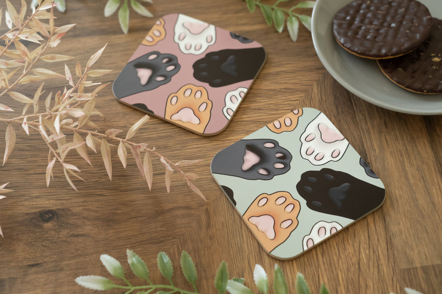 Cat Paws Coaster
