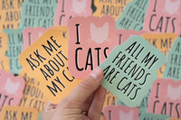 I Heart Cats Sticker