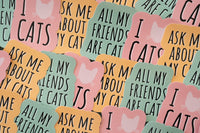 I Heart Cats Sticker