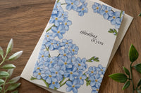 Thinking of You Forget Me Nots Card
