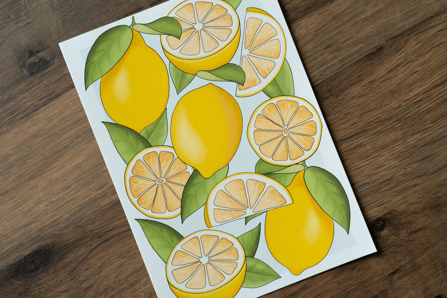 Lemons Art Print