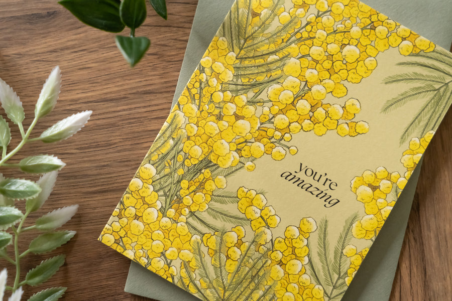 You're Amazing Mimosa Card