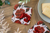 Red Rose Coaster