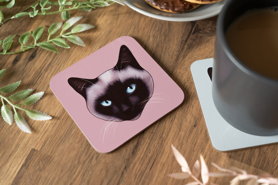 Pointed Cat Coaster