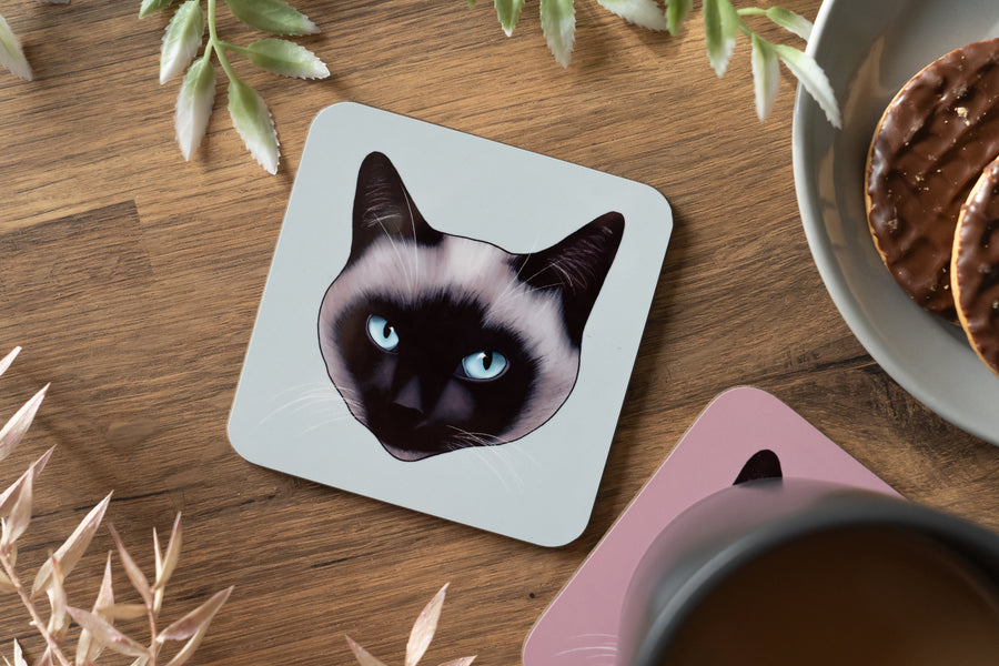 Pointed Cat Coaster