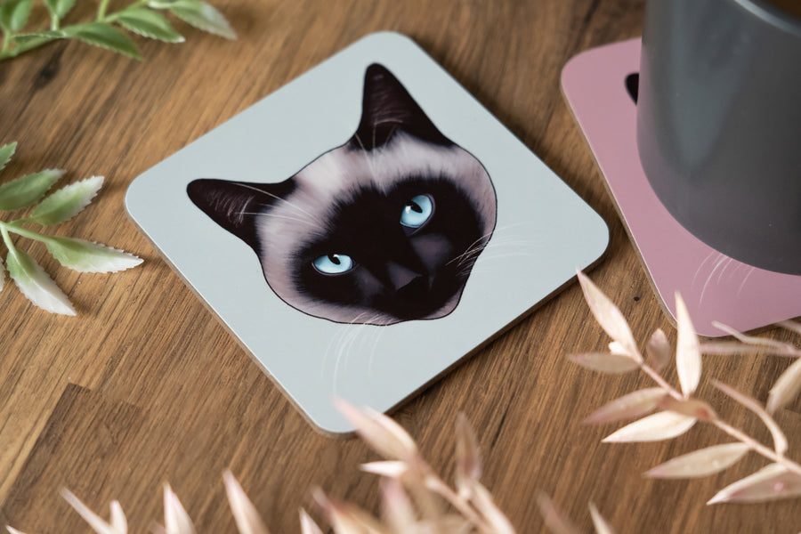 Pointed Cat Coaster