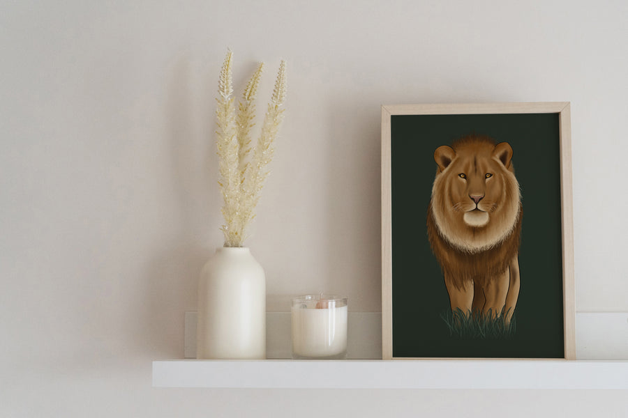 Lion Art Print