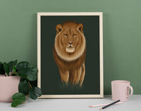 Lion Art Print