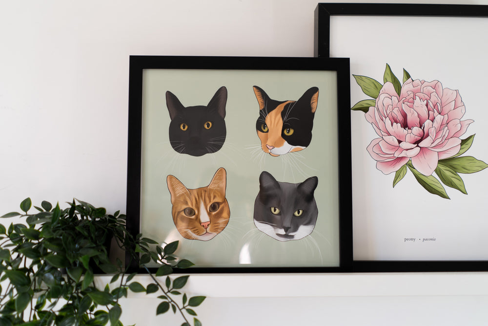Cats Art Print