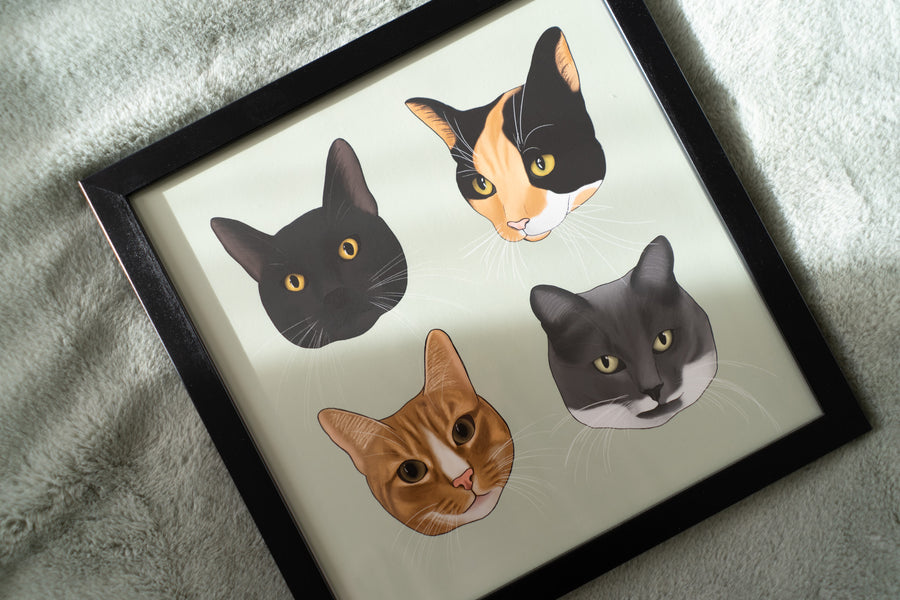 Cats Art Print