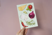 Pasta Types Art Print
