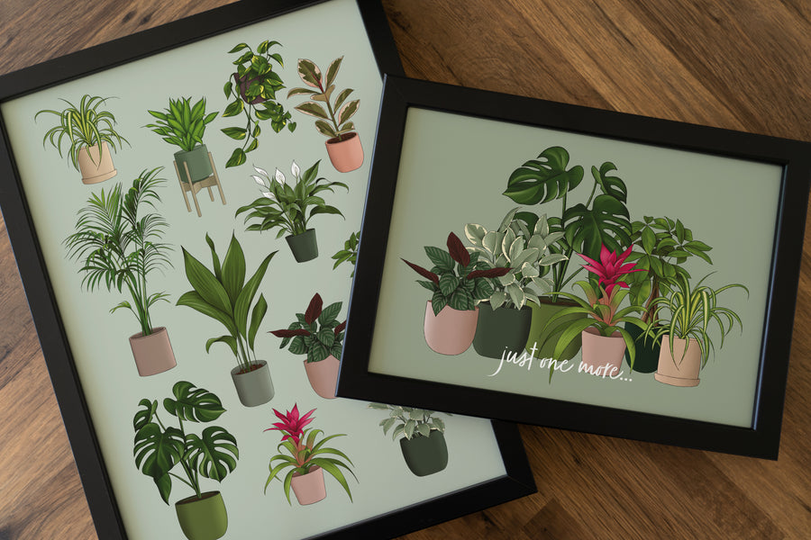 Just One More Houseplants Art Print