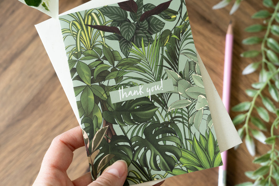 Thank You Houseplants Card