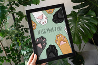 Wash Your Paws Art Print