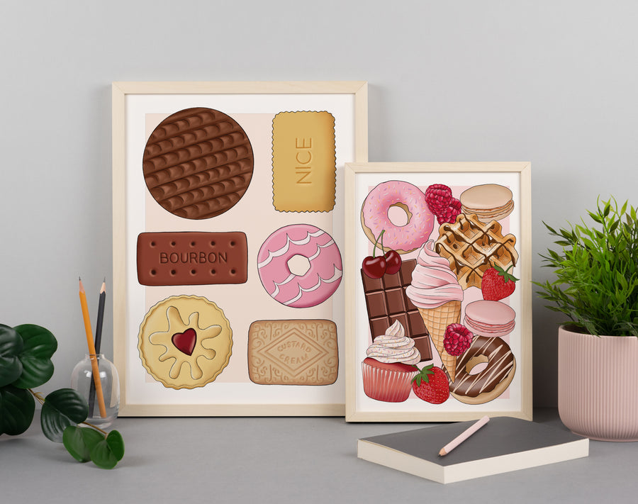 Biscuit Art Print