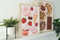 Pink Sweet Treats Art Print