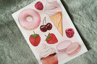Pink Sweet Treats Art Print