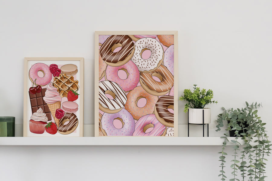 Doughnuts Art Print