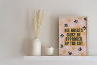 Approved By The Cat Art Print
