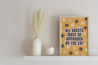 Approved By The Cat Art Print