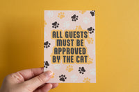 Approved By The Cat Art Print