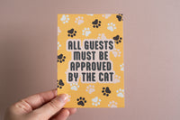 Approved By The Cat Art Print