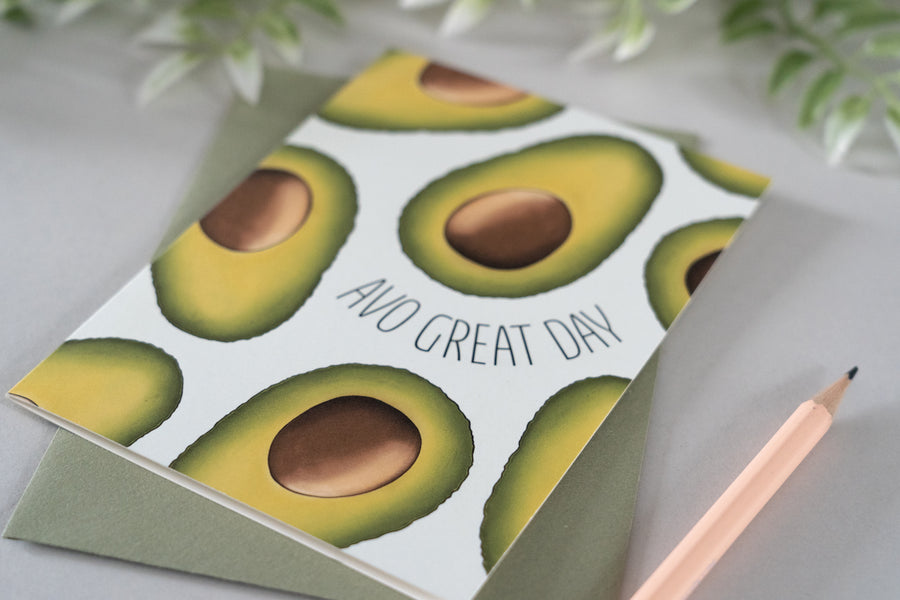 Avo Great Day Avocado Card