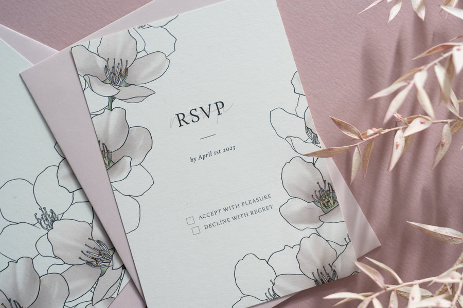 The Blossom Invitation & RSVP