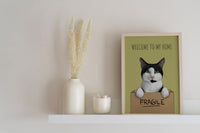 Welcome Cat Art Print