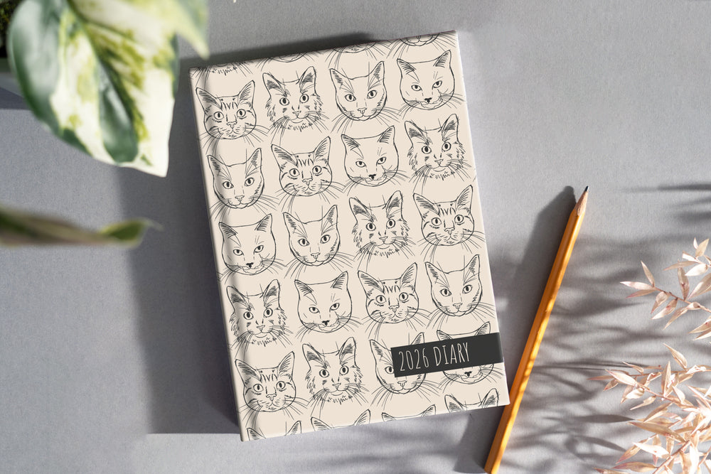 Cat Illustrated 2026 Diary - PRE ORDER
