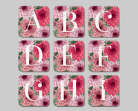 Dahlia Letter Coaster