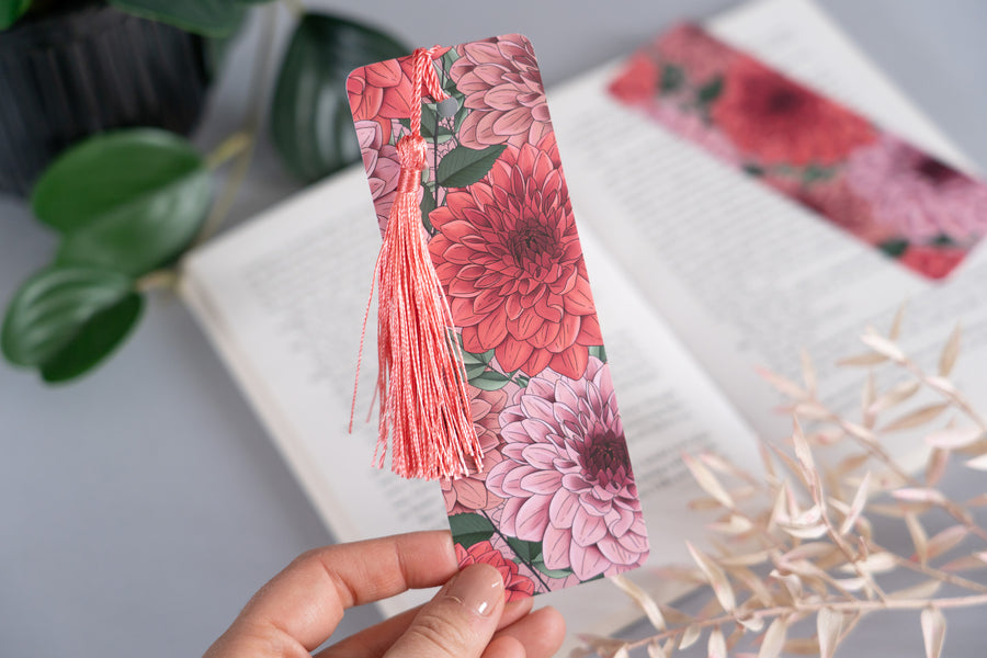 Dahlia Bookmark